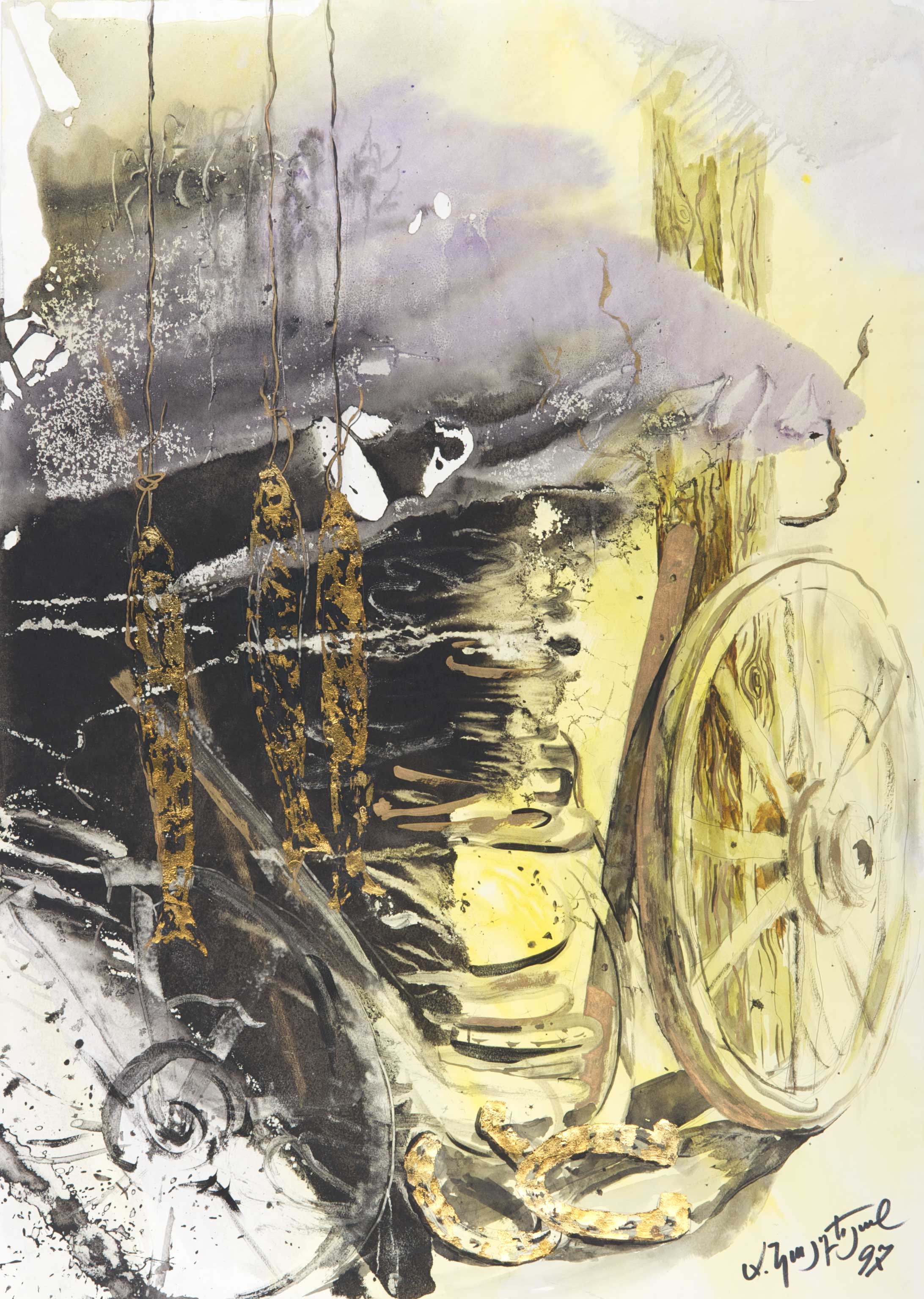 Die Opfer. 1997. 61 x 86 cm%