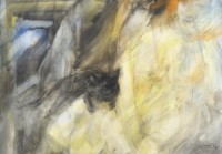 Schwarze Katze. 1996. 73 x 51 cm
