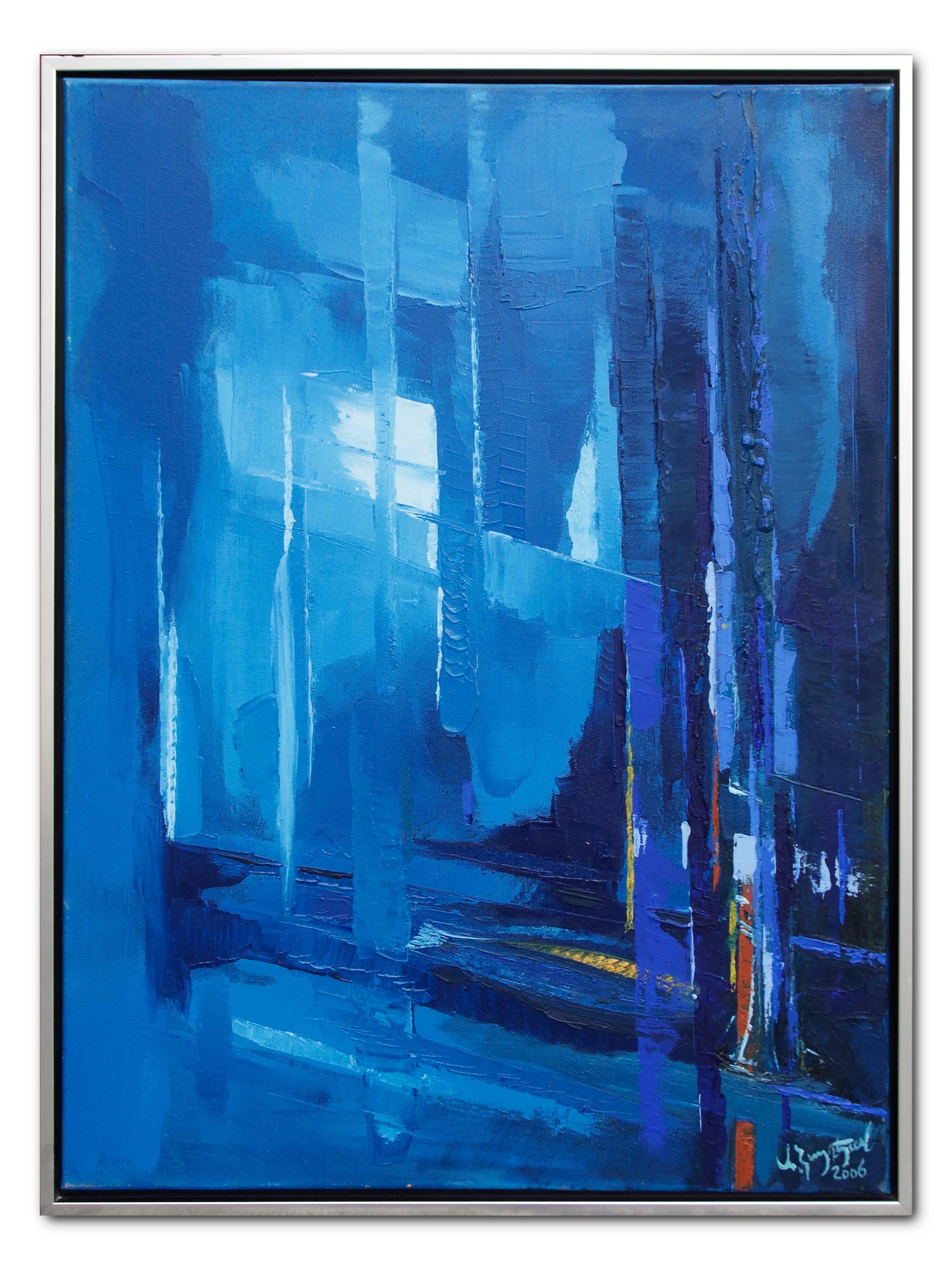 Rhapsudy in Blue. 2006. 60 x 80 cm%