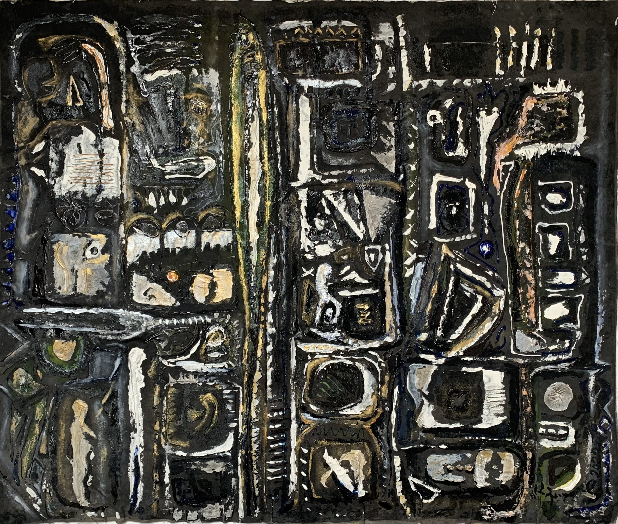 Fisch-vertikal. 2023. 130x115cm%